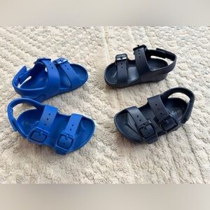 Cat & Jack Blue and Black Kids Sandals